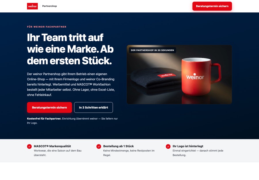 Ansatz A — Produkt-Story