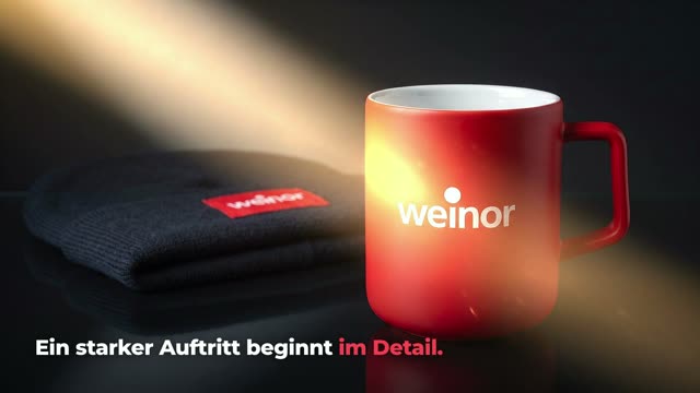 Werbemittel im Lichtstrahl